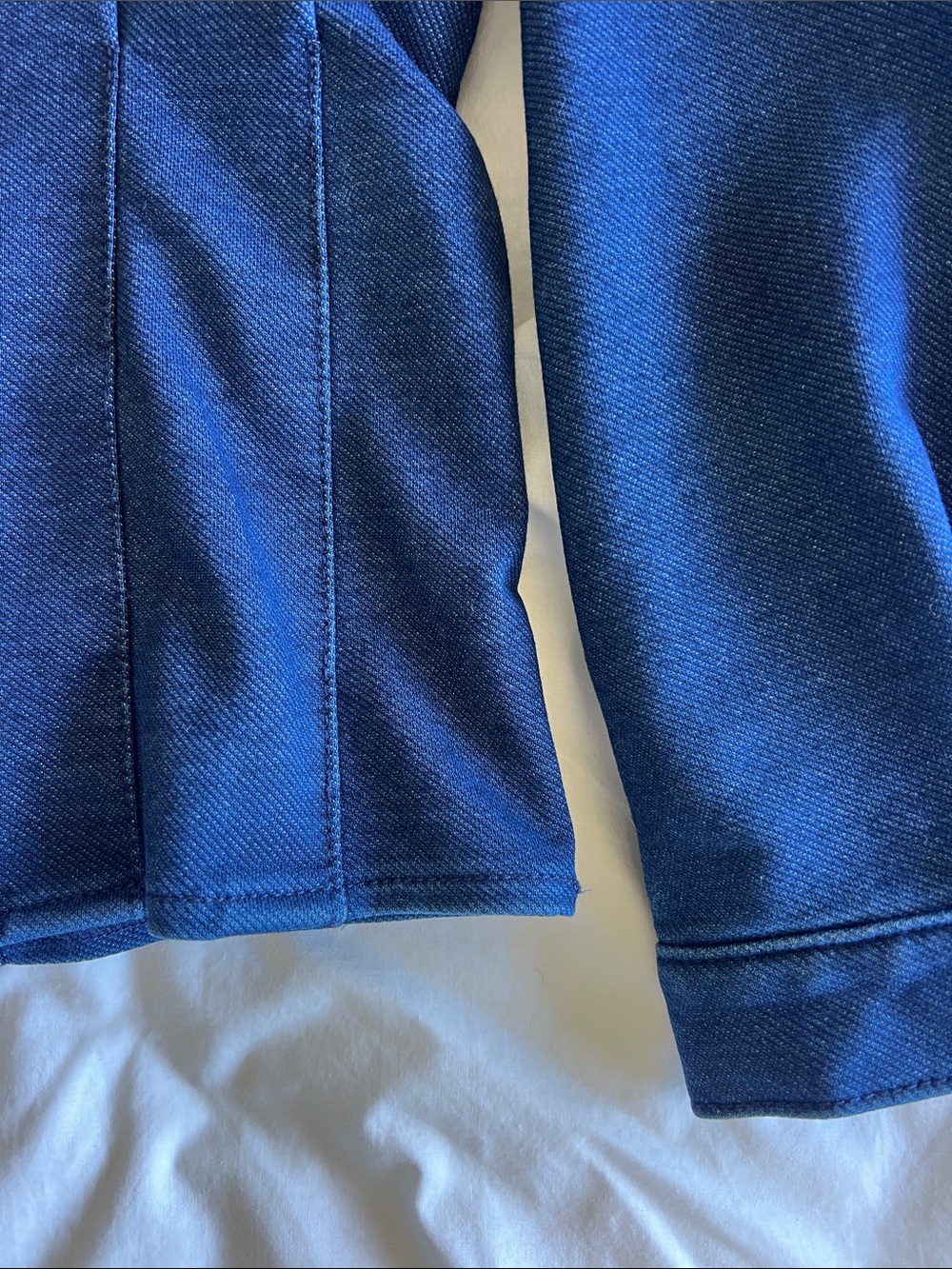 Zara Women's Chambray Crewneck Top - Picture 2 of 5
